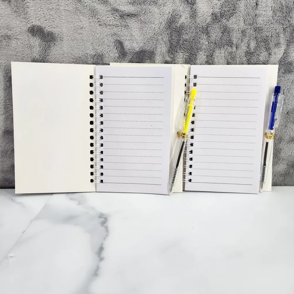 2 Spiral Pocket Notebook/Pen sets Kitty Designs 4x5.5